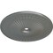 Ekena Millwork Galveston Ceiling Medallion (Fits Canopies up to 5 7/8"), 51"OD x 3 5/8"ID x 3 3/8"P, Silver CM51GLSLS - alternate 3